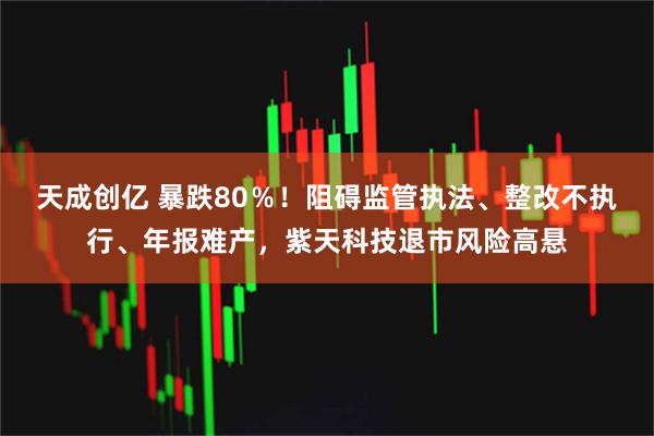 天成创亿 暴跌80％！阻碍监管执法、整改不执行、年报难产，紫天科技退市风险高悬
