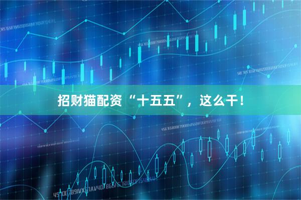 招财猫配资 “十五五”，这么干！